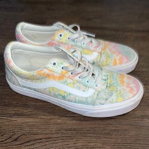 Vans pastel tie dye sneakers